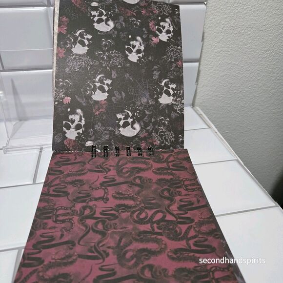 Dark Aesthetic Witchy Journal – Handmade Spiral Notebook ~ 30 pages Cardstock - Picture 4 of 15